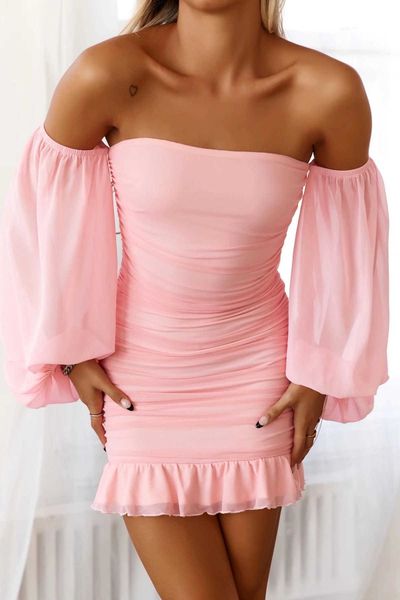 basic casual dresses spring/summer new women's fashion one line neck bra lantern sleeve wrap hip dress short skirt, Black;gray
basic casual dresses spring/summer new women's fashion one line neck bra lantern sleeve wrap hip dress short skirt, Black;gray