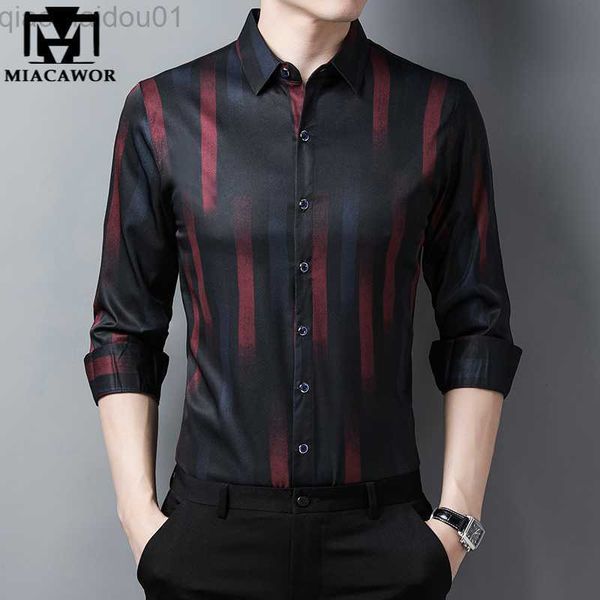 men's casual shirts 2023new dress shirts men slim fit luxury print silk shirt spring long sleeve casual shirts camisa masculina c724 l2, White;black
men's casual shirts 2023new dress shirts men slim fit luxury print silk shirt spring long sleeve casual shirts camisa masculina c724 l2, White;black