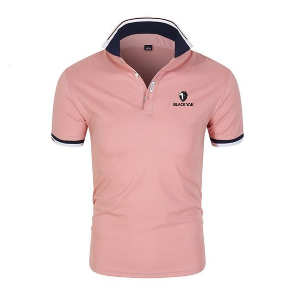 men's polos summer fashion black yak short sleeve cotton polo shirt solid color polo collar business casual 230720, White;black
men's polos summer fashion black yak short sleeve cotton polo shirt solid color polo collar business casual 230720, White;black