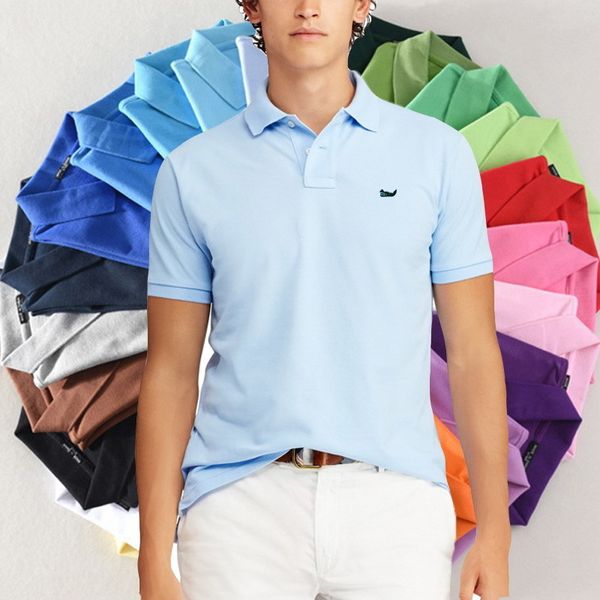men's polos solid color mens polos shirts 100% cotton short sleeve casual polos hommes fashion summer lapel male 811 230720, White;black
men's polos solid color mens polos shirts 100% cotton short sleeve casual polos hommes fashion summer lapel male 811 230720, White;black