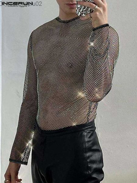 men's sweaters party nightclub style new men's flash net look through camiseta men's all matching long sleeve thin t-shirt s-, White;black
men's sweaters party nightclub style new men's flash net look through camiseta men's all matching long sleeve thin t-shirt s-, White;black