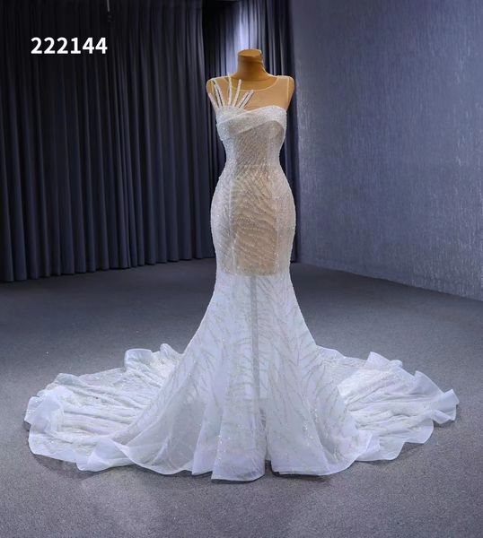 modern wedding dress white mermaid sequined sleeveless floor length sm222144
modern wedding dress white mermaid sequined sleeveless floor length sm222144