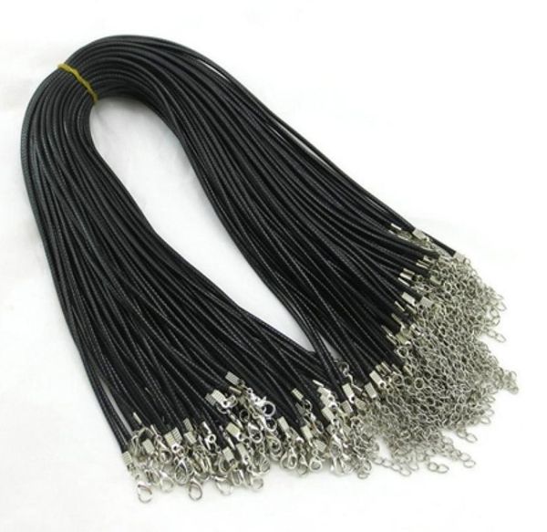 100pcs 1.5mm black wax leather chains bracelets beading cord string rope wire 45cm+5cm extender bracelet chainlobster clasp diy5505993, White;red
100pcs 1.5mm black wax leather chains bracelets beading cord string rope wire 45cm+5cm extender bracelet chainlobster clasp diy5505993, White;red