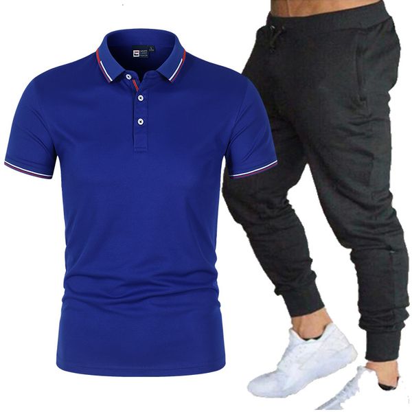 men s tracksuits polo shirt men s short sleeve summer solid color lapel t shirt sports casual pants two piece set 230721, Gray
men s tracksuits polo shirt men s short sleeve summer solid color lapel t shirt sports casual pants two piece set 230721, Gray