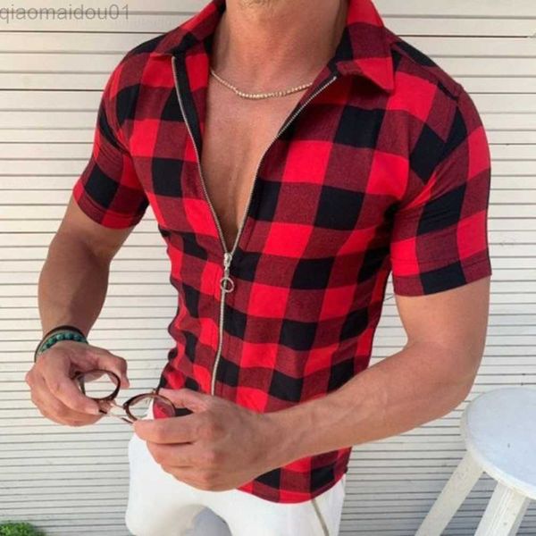 men's casual shirts lapel t- shirt men m2xl new short sleeve slim base shirt v-neck business chinese style home plaid l230721, White;black
men's casual shirts lapel t- shirt men m2xl new short sleeve slim base shirt v-neck business chinese style home plaid l230721, White;black