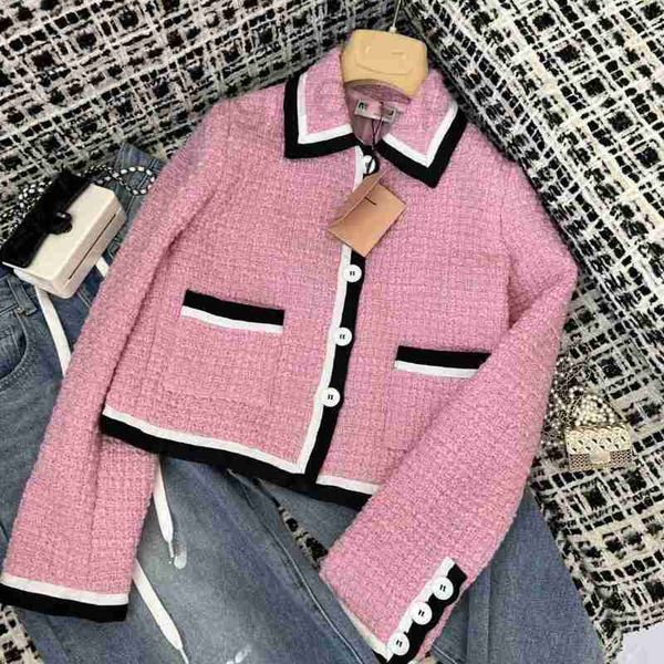 women's jackets designer 23 early spring new french style elegant temperament sweet single breasted pink tweed short coat h50r, Black;brown
women's jackets designer 23 early spring new french style elegant temperament sweet single breasted pink tweed short coat h50r, Black;brown