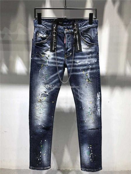 italy d2 dsq dsquare 2 jeans new quality designer men denim trousers cool guy embroidery pants fashion holes si 2 s s dqb, Blue
italy d2 dsq dsquare 2 jeans new quality designer men denim trousers cool guy embroidery pants fashion holes si 2 s s dqb, Blue