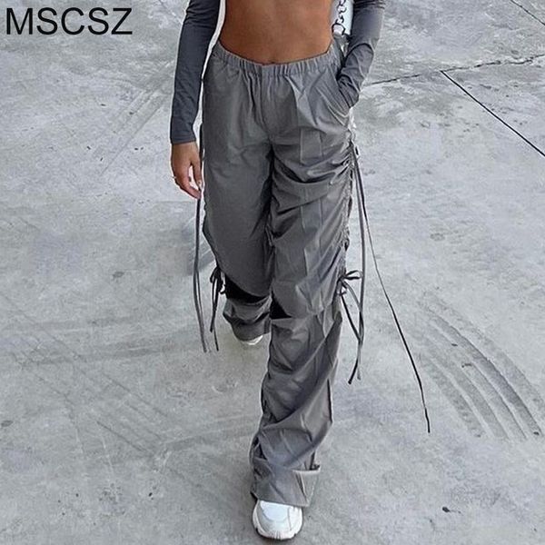 women s pants s fashion parachute cargo women wide leg casual sweatpants drawstring waist ripped baggy y2k streetwear hippie joggers 230720, Black;white
women s pants s fashion parachute cargo women wide leg casual sweatpants drawstring waist ripped baggy y2k streetwear hippie joggers 230720, Black;white