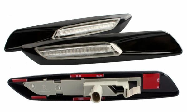 2pcsset amber led turn light front side marker blinker lights for bmwzz