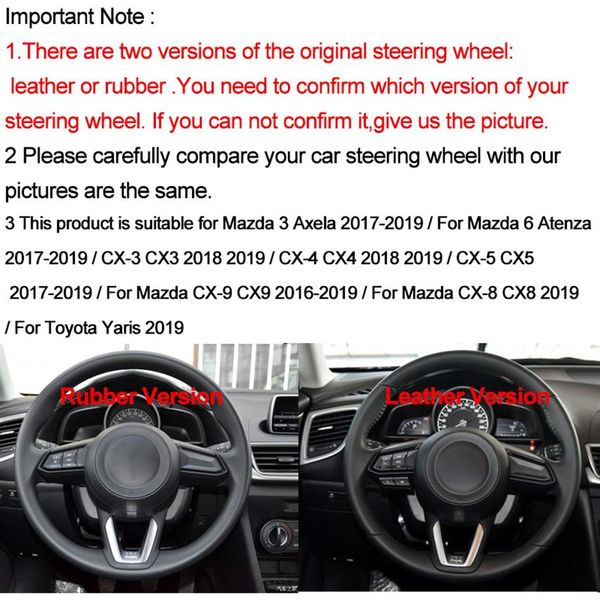 hand-sewed car steering wheel cover suede mazda 3 axela 2017-2019 mazda 6 atenza 2017-2019 cx-3 cx-9 cx-5241r
hand-sewed car steering wheel cover suede mazda 3 axela 2017-2019 mazda 6 atenza 2017-2019 cx-3 cx-9 cx-5241r