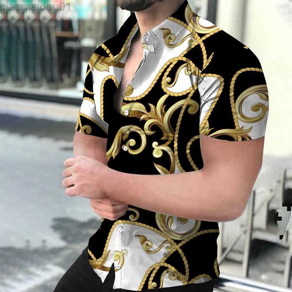 men's casual shirts shirt men hawaiian loose new party short sleeve stars printed summer t-shirt 2022 baroque print fashion l230721, White;black
men's casual shirts shirt men hawaiian loose new party short sleeve stars printed summer t-shirt 2022 baroque print fashion l230721, White;black