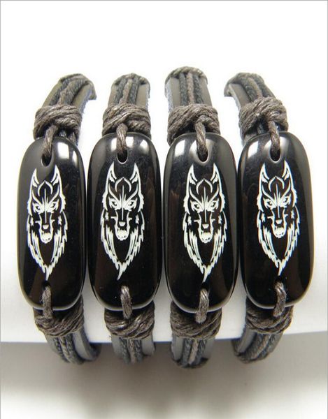 whole 12pcsl men039s tribal style leather bracelets resin carved wolf head surfer bracelet adjustable bangle for gift mb039875943, Golden;silver
whole 12pcsl men039s tribal style leather bracelets resin carved wolf head surfer bracelet adjustable bangle for gift mb039875943, Golden;silver