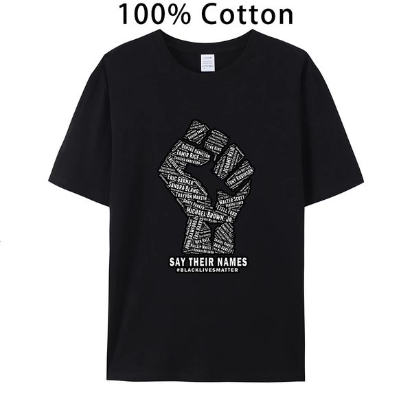 men's t-shirts cotton 100% tshirt crewneck short sleeve tee men say their names t shirt black lives matter diy t-shirt 230720, White;black
men's t-shirts cotton 100% tshirt crewneck short sleeve tee men say their names t shirt black lives matter diy t-shirt 230720, White;black