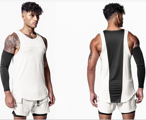 men' tank men vest sleeveless t-shirt men' fast running vest fitness training sleeveless shirt men' gym training tank 230, White;black
men' tank men vest sleeveless t-shirt men' fast running vest fitness training sleeveless shirt men' gym training tank 230, White;black