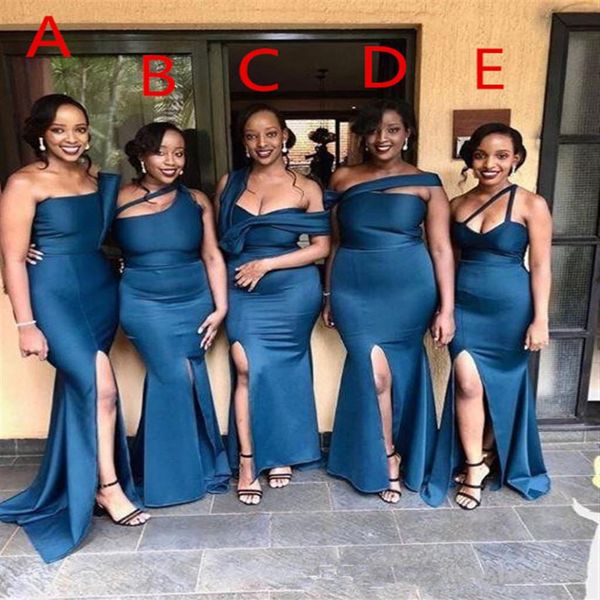 2020 difference neckline style mermaid bridesmaid dresses side split long maid of honor dress wedding party gowns255j, White;pink
2020 difference neckline style mermaid bridesmaid dresses side split long maid of honor dress wedding party gowns255j, White;pink