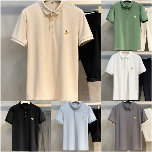 men's polos t shirts men polo homme summer shirt bee embroidery t-shirts high street trend shirts womens fashion tee s-4xl c1dm#, White;black
men's polos t shirts men polo homme summer shirt bee embroidery t-shirts high street trend shirts womens fashion tee s-4xl c1dm#, White;black