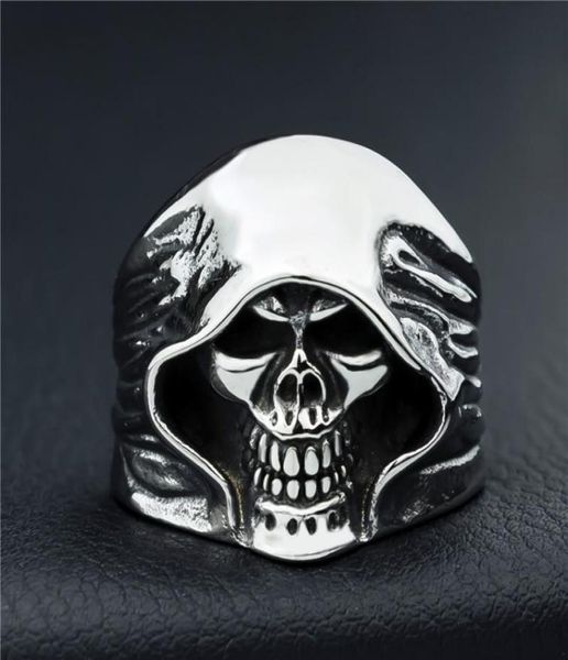 fashion men skeleton guy punk style retro grim reaper skull rings 316l biker delivery drop size 6156376244, Silver
fashion men skeleton guy punk style retro grim reaper skull rings 316l biker delivery drop size 6156376244, Silver
