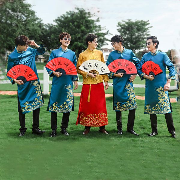 ethnic clothing red black pink traditional chinese dresses large size tang suit men robe brother costume cross talk gown cheongsam weddin dr
ethnic clothing red black pink traditional chinese dresses large size tang suit men robe brother costume cross talk gown cheongsam weddin dr