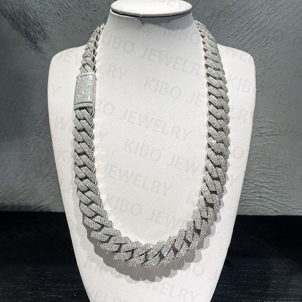 iced out pass diamond tester vvs moissanite necklace bracelet silver with gold plated 18mm cuban link moissanite chain
iced out pass diamond tester vvs moissanite necklace bracelet silver with gold plated 18mm cuban link moissanite chain