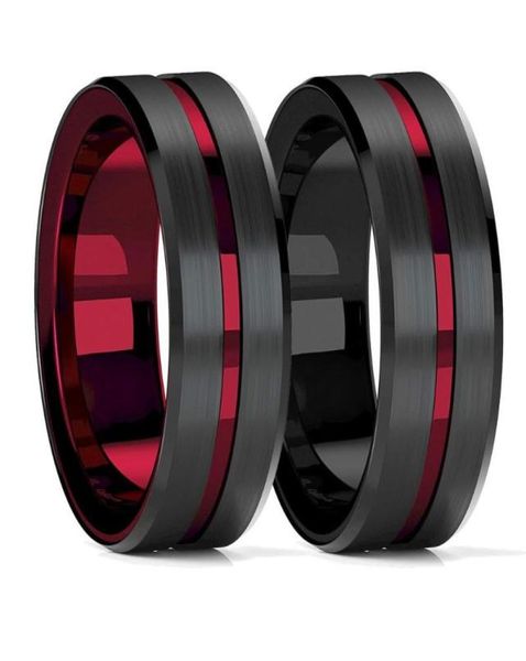 wedding rings fashion 8mm red groove beveled edge black tungsten ring for men brushed steel engagement men039s band2099658, Slivery;golden
wedding rings fashion 8mm red groove beveled edge black tungsten ring for men brushed steel engagement men039s band2099658, Slivery;golden