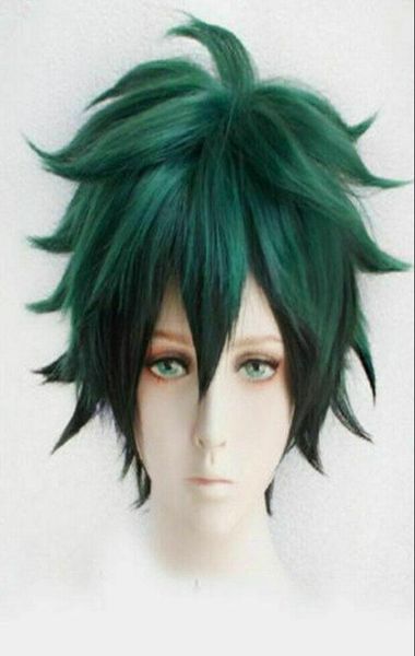 new hero academia izuku midoriya deku short green black hybrid cosplay wig7671405
new hero academia izuku midoriya deku short green black hybrid cosplay wig7671405