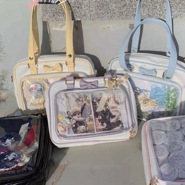 evening bags japanese korea style womens shoulder large capacity jk handbag transparent itabag for 1825 year old girls anime fans 230720
evening bags japanese korea style womens shoulder large capacity jk handbag transparent itabag for 1825 year old girls anime fans 230720