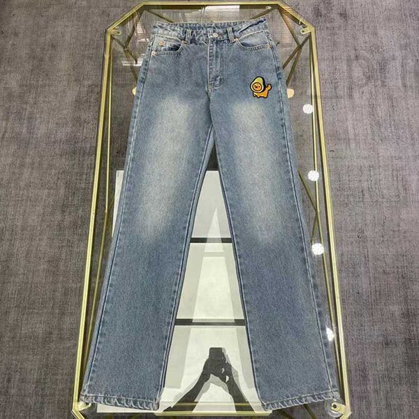 women's jeans designer fashion everything clash color puppy embroidery wash water light blue straight denim trousers women 2023 spring
women's jeans designer fashion everything clash color puppy embroidery wash water light blue straight denim trousers women 2023 spring