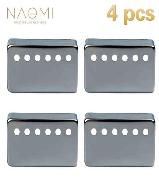 naomi 4 pcs metal humbucker pickup cover 50mm for lp style electric guitar parts accessories sliver color new7392647
naomi 4 pcs metal humbucker pickup cover 50mm for lp style electric guitar parts accessories sliver color new7392647