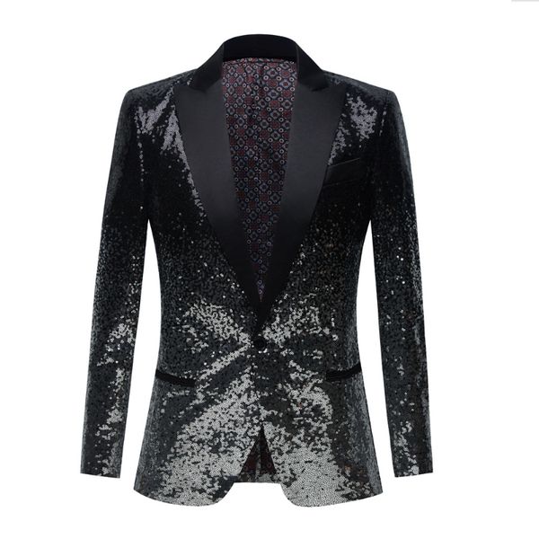 men's suits blazers gradual sequin suit europe and the united states performance host ee dress wear 230720, White;black
men's suits blazers gradual sequin suit europe and the united states performance host ee dress wear 230720, White;black