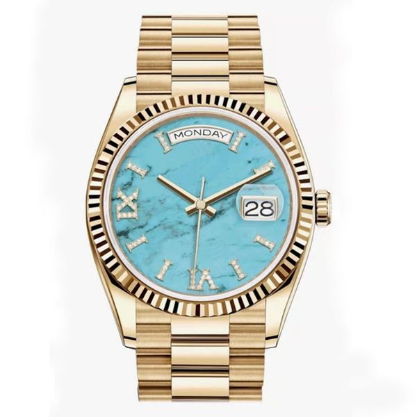 36mm 41mm classic men mens watch turquoise every dail a discovery automatic watches movement mechanical master rollie stainless steel day da, Slivery;brown
36mm 41mm classic men mens watch turquoise every dail a discovery automatic watches movement mechanical master rollie stainless steel day da, Slivery;brown