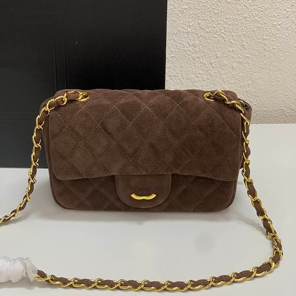 classic suede women mini shoulder bag diamond lattice quilted dark brown flap luxury handbag gold hardware crossbody designer bag coin purse
classic suede women mini shoulder bag diamond lattice quilted dark brown flap luxury handbag gold hardware crossbody designer bag coin purse