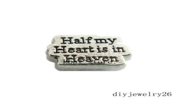 10pcs half my heart heaven floating charms for memory locket ship fc11983995707, Bronze;silver
10pcs half my heart heaven floating charms for memory locket ship fc11983995707, Bronze;silver