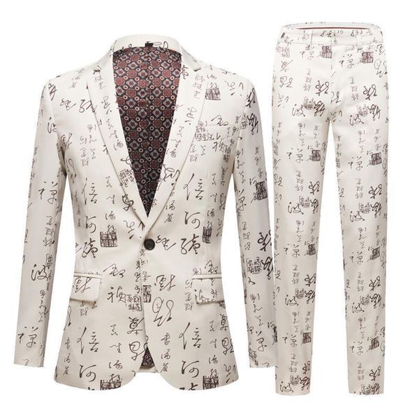 men's tracksuits suit spring and autumn urban youth printed design chinese style casual large size 230720, Gray
men's tracksuits suit spring and autumn urban youth printed design chinese style casual large size 230720, Gray