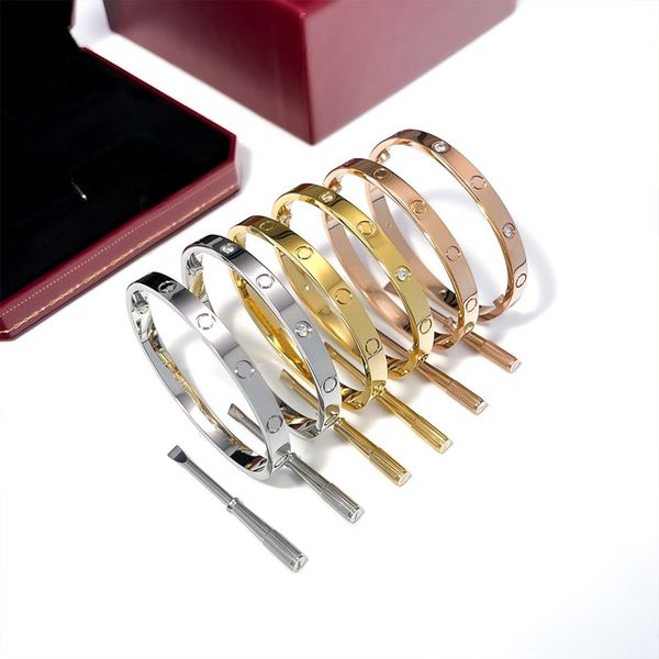 lover designer wedding bracelets luxury woman bracelet jewelry bangle 5 style 3 colors multi size gift, Golden;silver
lover designer wedding bracelets luxury woman bracelet jewelry bangle 5 style 3 colors multi size gift, Golden;silver
