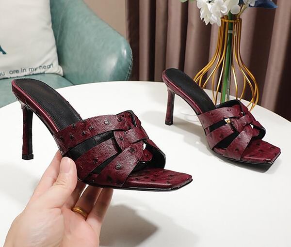 minimalist semi trailer slim high heeled sandals sheepskin slip-on summer outwear soft sole high heel square head sandals shoe womens flat s, Black
minimalist semi trailer slim high heeled sandals sheepskin slip-on summer outwear soft sole high heel square head sandals shoe womens flat s, Black