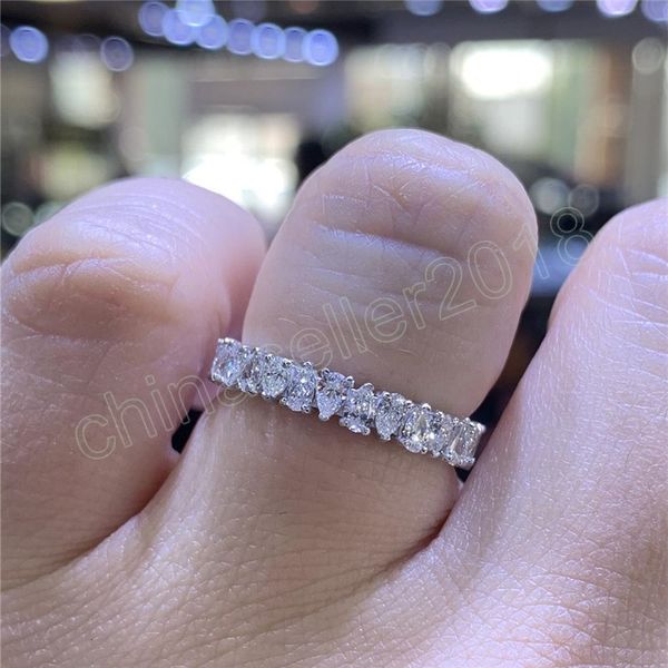 elegant fashion drop cut white zircon rings for women wedding bridal engagement jewelry gift, Silver
elegant fashion drop cut white zircon rings for women wedding bridal engagement jewelry gift, Silver