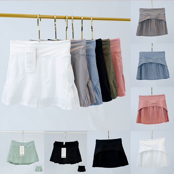 lu tennis skirts womens yoga pleated skirt gym clothes pleated lined women running golf leisure pleated skirt high waist breathable short sk, Black
lu tennis skirts womens yoga pleated skirt gym clothes pleated lined women running golf leisure pleated skirt high waist breathable short sk, Black