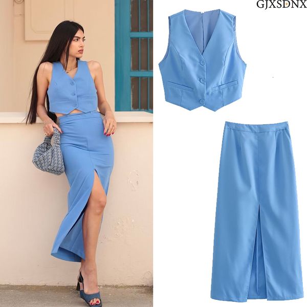 two piece dress gjxsdnx traf fashion womens vest set aline skirt summer sleeveless vests for women chic vneck singlebreasted elegant 230720, White
two piece dress gjxsdnx traf fashion womens vest set aline skirt summer sleeveless vests for women chic vneck singlebreasted elegant 230720, White