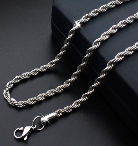 titanium steel rope ed chains necklace stainless steel jewelry accessories for men women1619857, Silver
titanium steel rope ed chains necklace stainless steel jewelry accessories for men women1619857, Silver