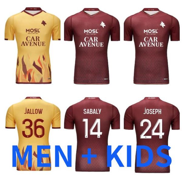 23 24 fc metz soccer jerseys elisor mikautadze jallow niane 2023 2024 maillot de foot danley sabaly home away third football shirts men unif, Black;yellow
23 24 fc metz soccer jerseys elisor mikautadze jallow niane 2023 2024 maillot de foot danley sabaly home away third football shirts men unif, Black;yellow