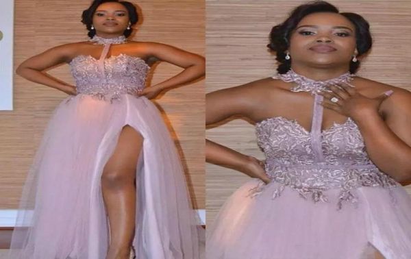 purple halter prom dresses with lace appliqued side split sleeveless african evening gowns vestidos maid of honor bridesmaid2403717, Black
purple halter prom dresses with lace appliqued side split sleeveless african evening gowns vestidos maid of honor bridesmaid2403717, Black