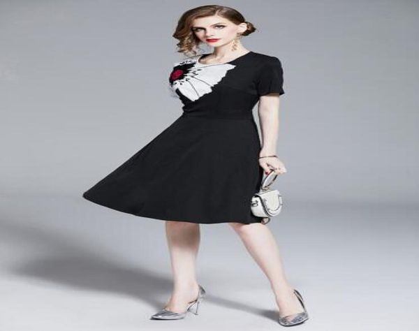 european station spring new european catwalk shortsleeved small fragrance high waist slim big swing fashion dress3603039, Black
european station spring new european catwalk shortsleeved small fragrance high waist slim big swing fashion dress3603039, Black