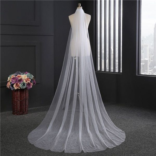 bridal veils simple tulle wedding veil 3*1.5m single layer chapel length bridal veil, Black
bridal veils simple tulle wedding veil 3*1.5m single layer chapel length bridal veil, Black