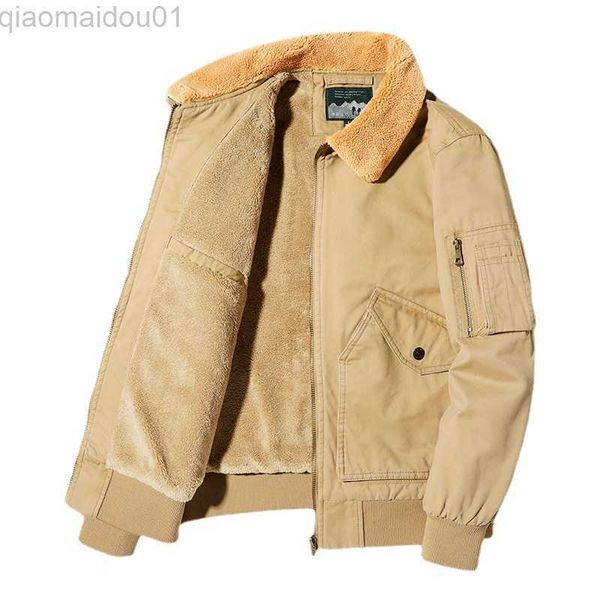 men's jackets men winter bomber jackets multi-pocket casual cargo jackets male cotton winter coats slim warm parkas size 5xl l230721, Black;brown
men's jackets men winter bomber jackets multi-pocket casual cargo jackets male cotton winter coats slim warm parkas size 5xl l230721, Black;brown