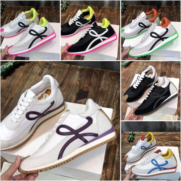 designer flow runner sneaker casual shoe mens womens loews luxury casual shoes in nylon suede sneakers lace up soft upper honey rubber wave, Black
designer flow runner sneaker casual shoe mens womens loews luxury casual shoes in nylon suede sneakers lace up soft upper honey rubber wave, Black