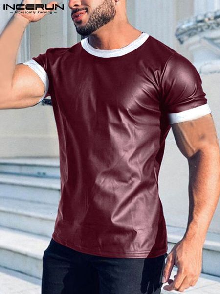 men's tshirts incerun men patchwork t shirt round neck short sleeve summer casual men clothing streetwear fashion leisure camisetas s5x, White;black
men's tshirts incerun men patchwork t shirt round neck short sleeve summer casual men clothing streetwear fashion leisure camisetas s5x, White;black