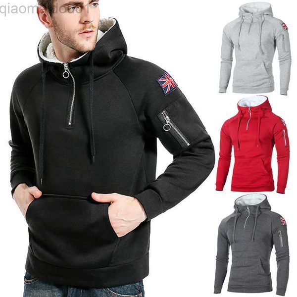 men's hoodies sweatshirts autumn winter hoodies men casual slim full sleeve hoodie sweatshirt men solid zipper hoody pullover men hoode, Black
men's hoodies sweatshirts autumn winter hoodies men casual slim full sleeve hoodie sweatshirt men solid zipper hoody pullover men hoode, Black