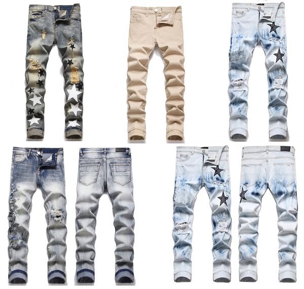 2023 men's designers jeans pants denim tears jeans cool style designer prints of various patterns famous and handsome loose medium, Blue
2023 men's designers jeans pants denim tears jeans cool style designer prints of various patterns famous and handsome loose medium, Blue