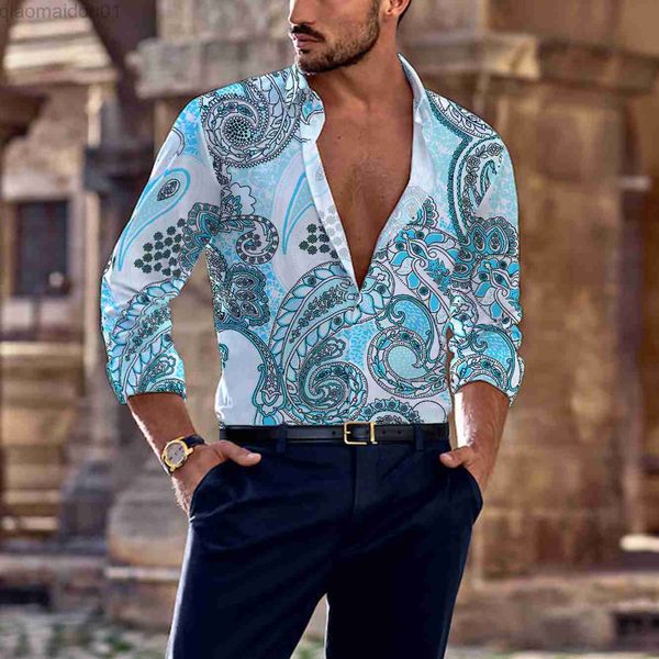 men's casual shirts summer fashion new men's long-sleeved shirt cashew flower 3d printing street casual party single-breasted hawa, White;black
men's casual shirts summer fashion new men's long-sleeved shirt cashew flower 3d printing street casual party single-breasted hawa, White;black