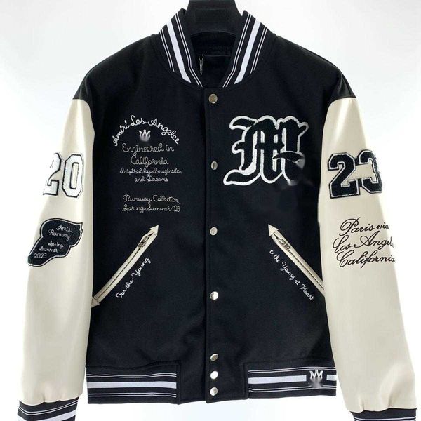 american ootd clothes wool coat mens baseball jackets am embroidered coats iri designer jacket hip-hop men varity jacket high version 1:1 cl, Black;brown
american ootd clothes wool coat mens baseball jackets am embroidered coats iri designer jacket hip-hop men varity jacket high version 1:1 cl, Black;brown